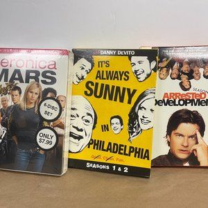 L284 - 3 TV show DVD Bundle, Its always sunny, Veronica Mars, Arrested Developme